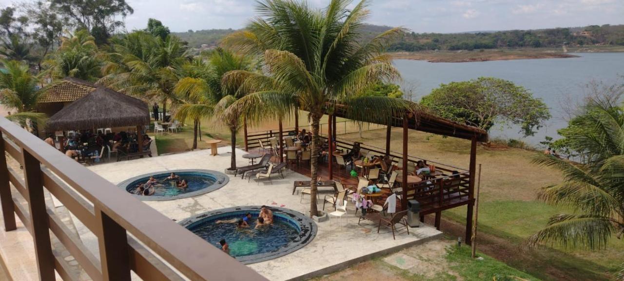 Aldeia Do Lago: Lakeside Apartment with Modern Kitchen and Pool Access Caldas Novas Exterior photo
